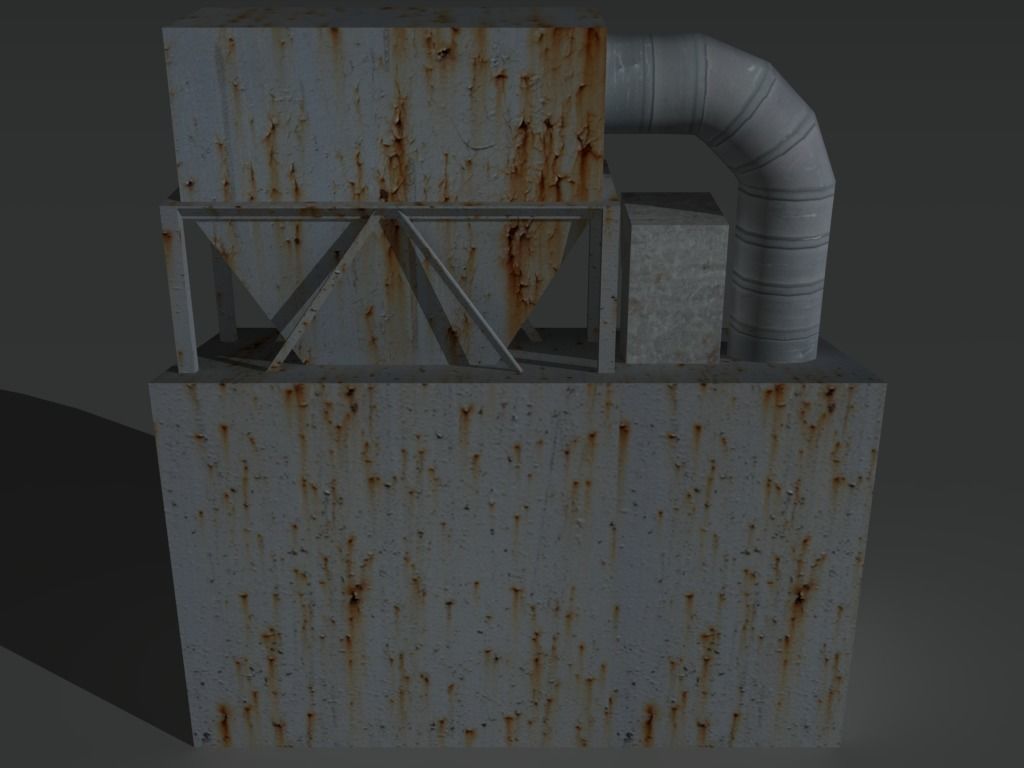 3D model Industrial Extractor VR / AR / low-poly | CGTrader