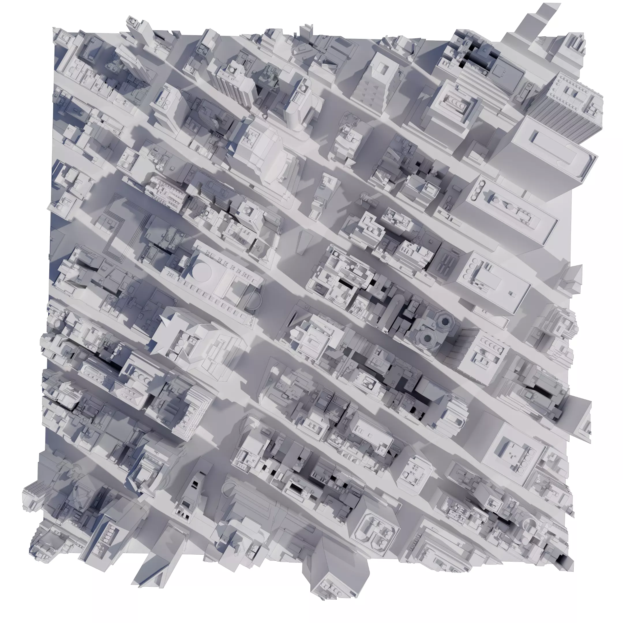 New York City Block 3D Print Model 3D print model