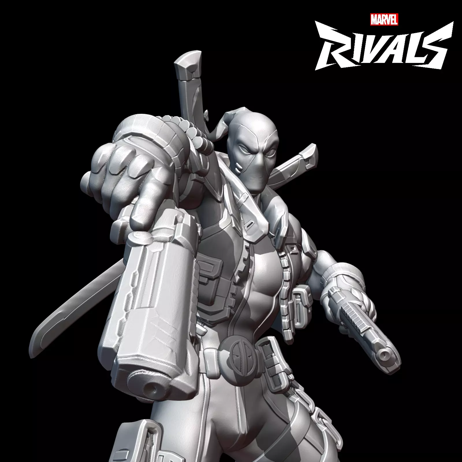 DEADPOOL - MARVEL RIVALS 3D print model