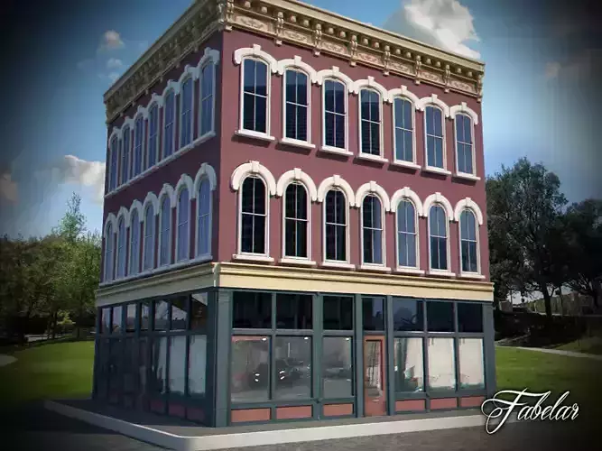 Building 01 3D model