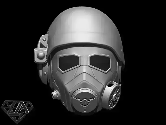 Fallout NCR helmet 3D print model