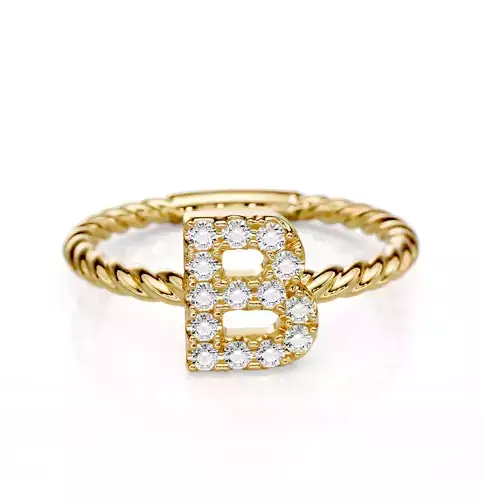 The Alphabet of Adornments letter b