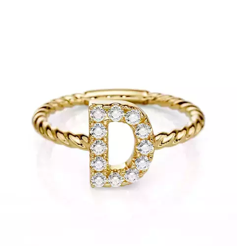 The Alphabet of Adornments letter D