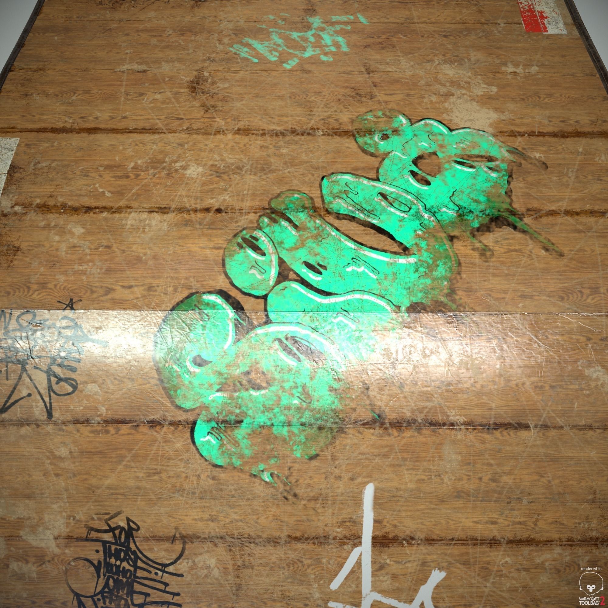 Small Ramp PBR Textures Low-poly 3D model_9