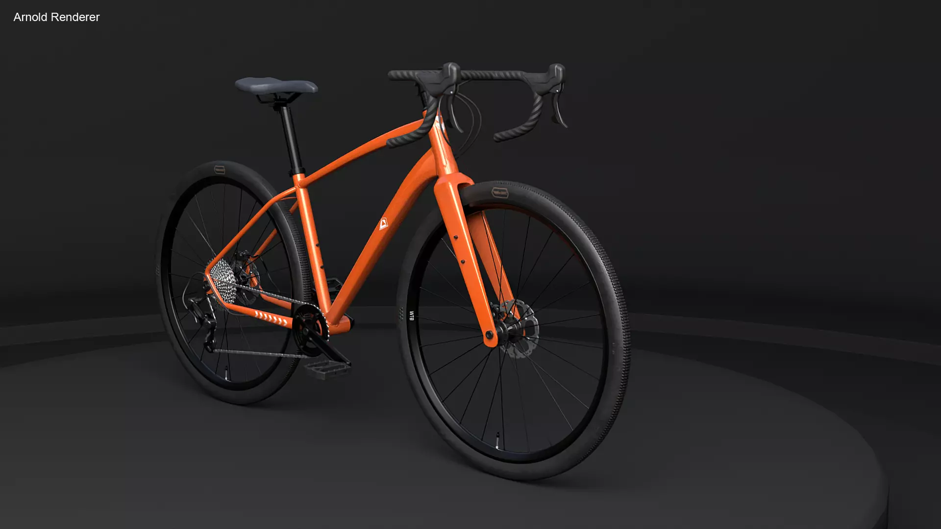 Generic Gravel Bicycle PBR 3D model