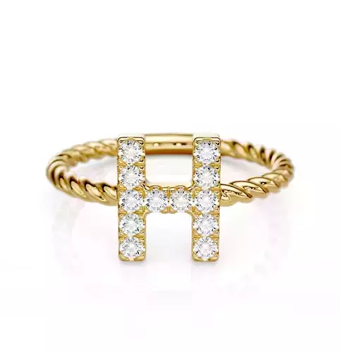 The Alphabet of Adornments letter H