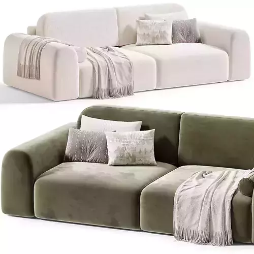 Lilt Sofa by Divan 3D model 6