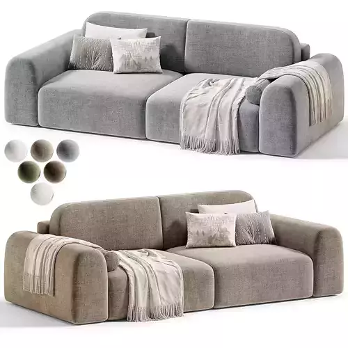 Lilt Sofa by Divan 3D model 3