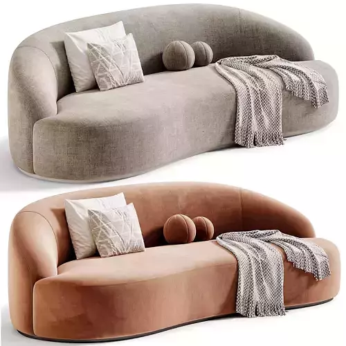 Margas Sofa LC4 by Monologue 3D model 6