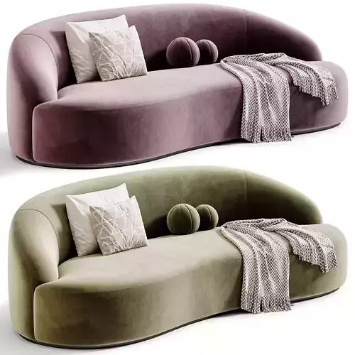Margas Sofa LC4 by Monologue 3D model 5