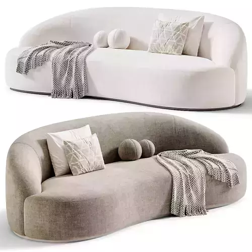 Margas Sofa LC4 by Monologue 3D model 4