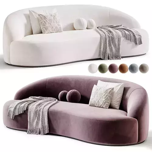 Margas Sofa LC4 by Monologue 3D model