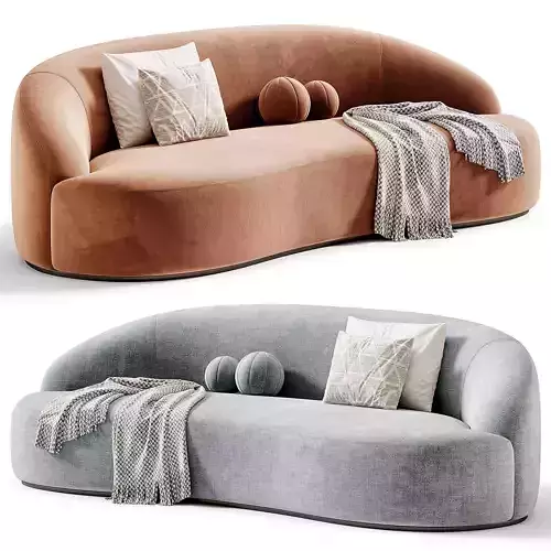 Margas Sofa LC4 by Monologue 3D model 3