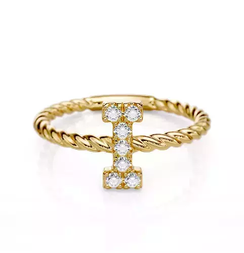 The Alphabet of Adornments letter I