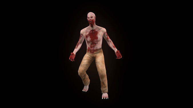 Vampire Monster Low-poly 3D model