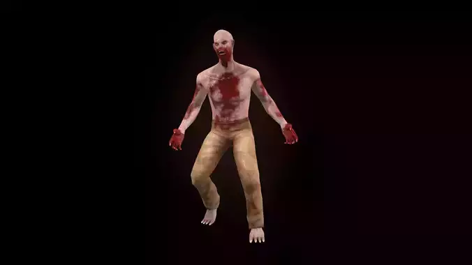 Vampire Monster Low-poly 3D model