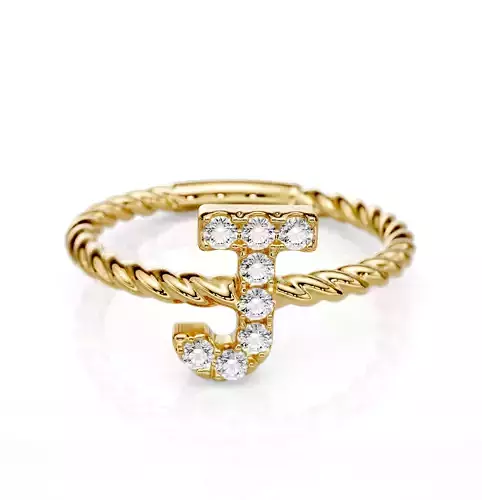  The Alphabet of Adornments letter J