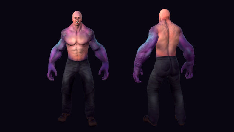 Characters Creatures Pack Low-poly 3D model_6