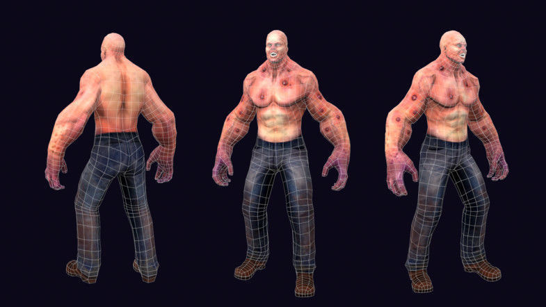 Characters Creatures Pack Low-poly 3D model_5