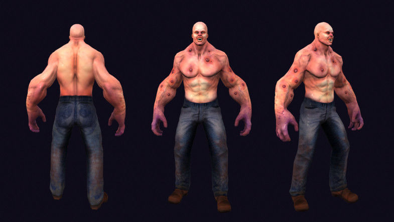 Characters Creatures Pack Low-poly 3D model_7