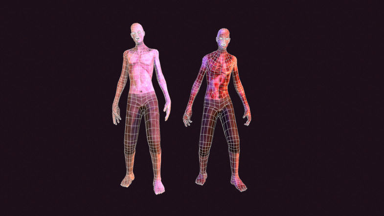 Characters Creatures Pack Low-poly 3D model_8