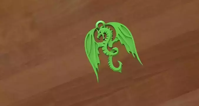 Dragon keychain
