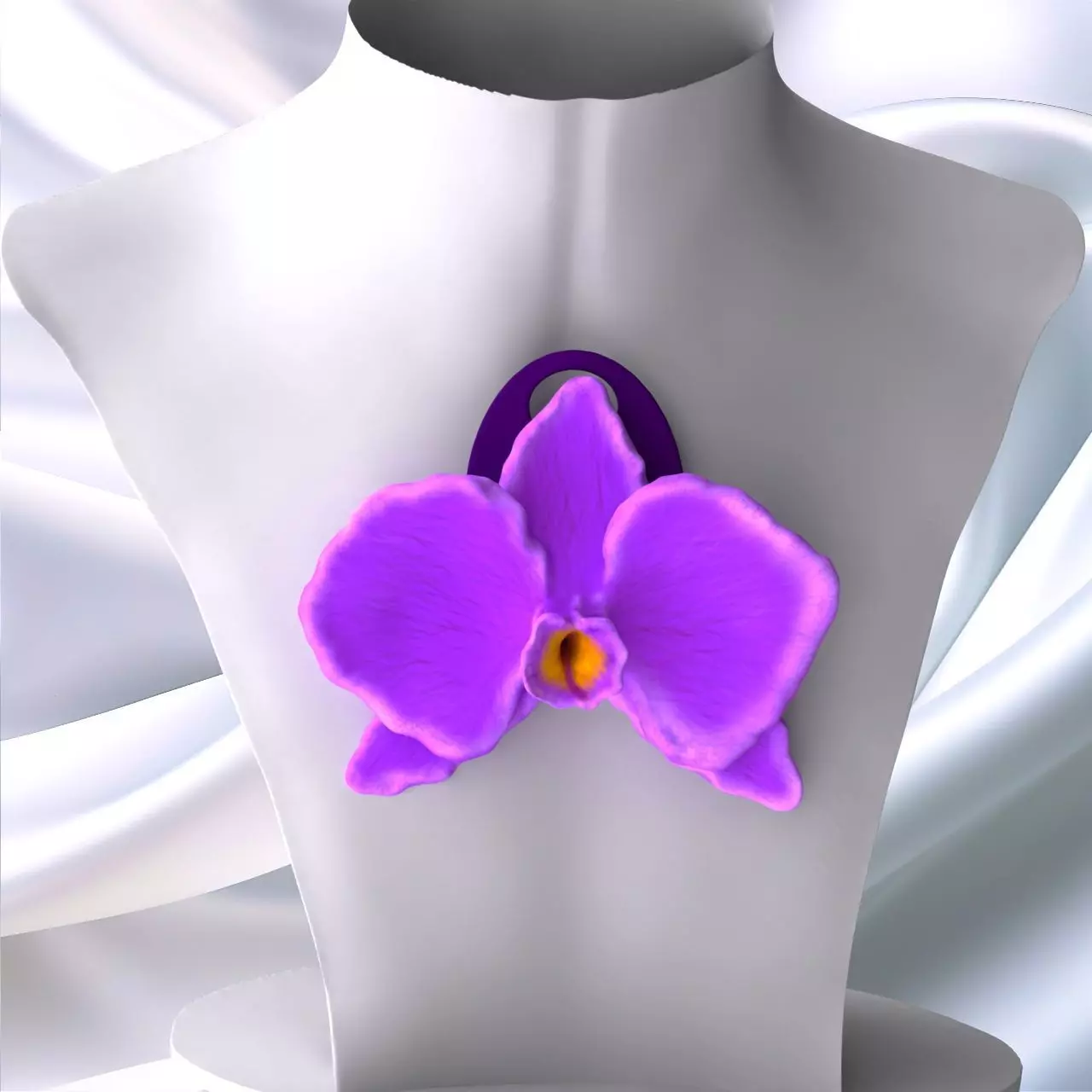 Orchid pendant 3D print model