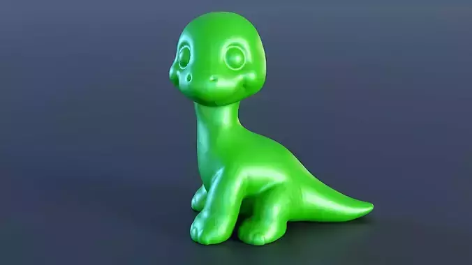 Cute Baby Brontosaurus 