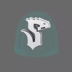 Void Serpents V10K Shoulder Symbols RIGHT 3D print model