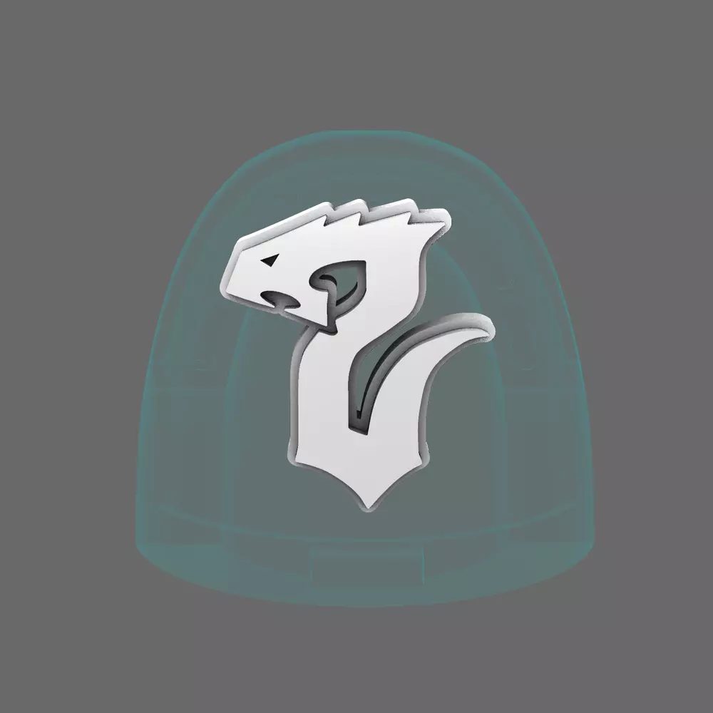 Void Serpents V10R Shoulder Symbols LEFT 3D print model