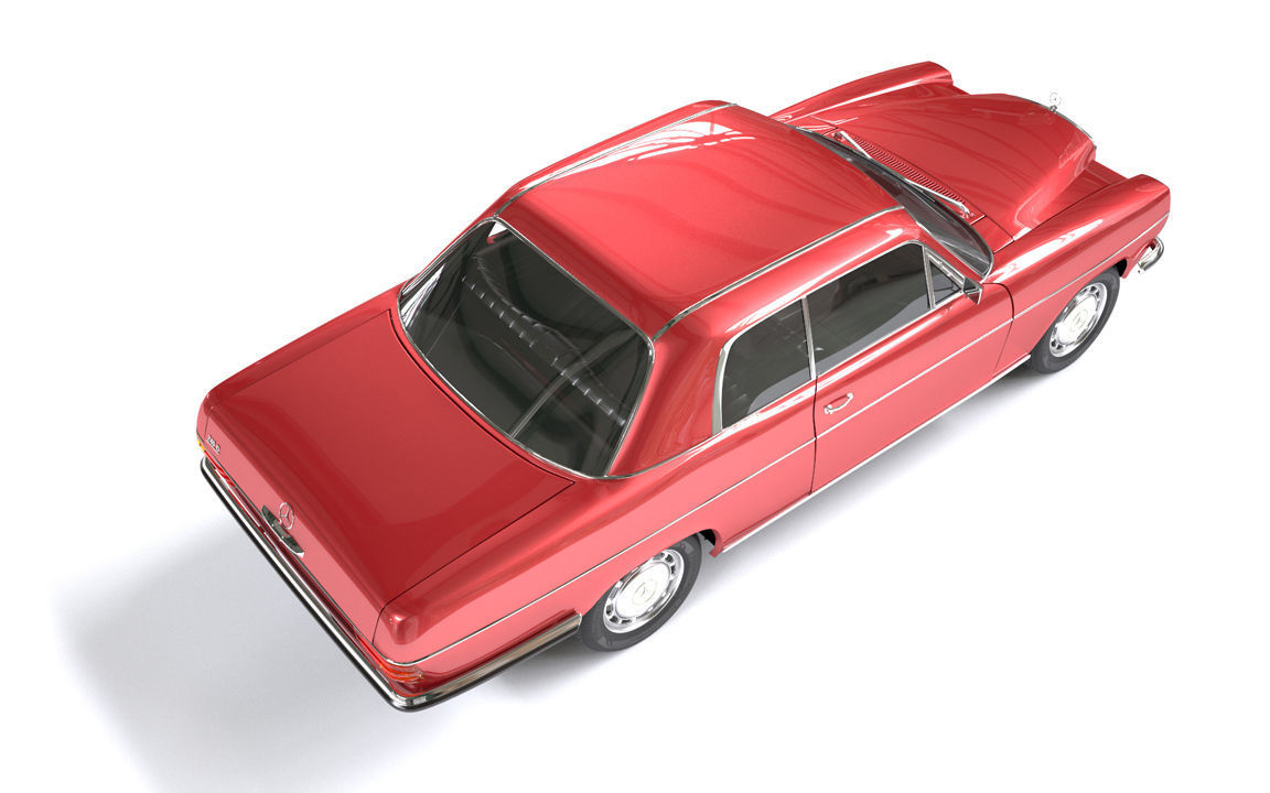 Mercedes Coupe W114 240D 3D model_3