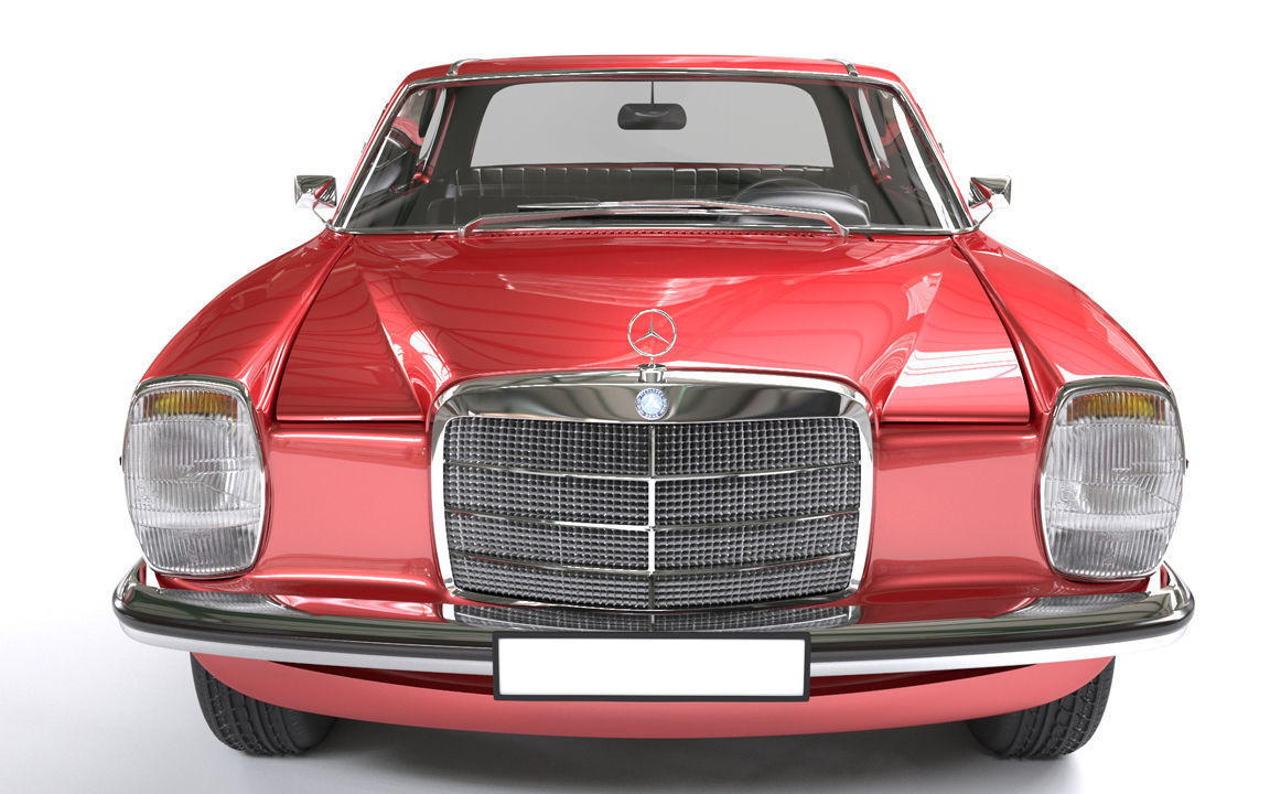 Mercedes Coupe W114 240D 3D model_7