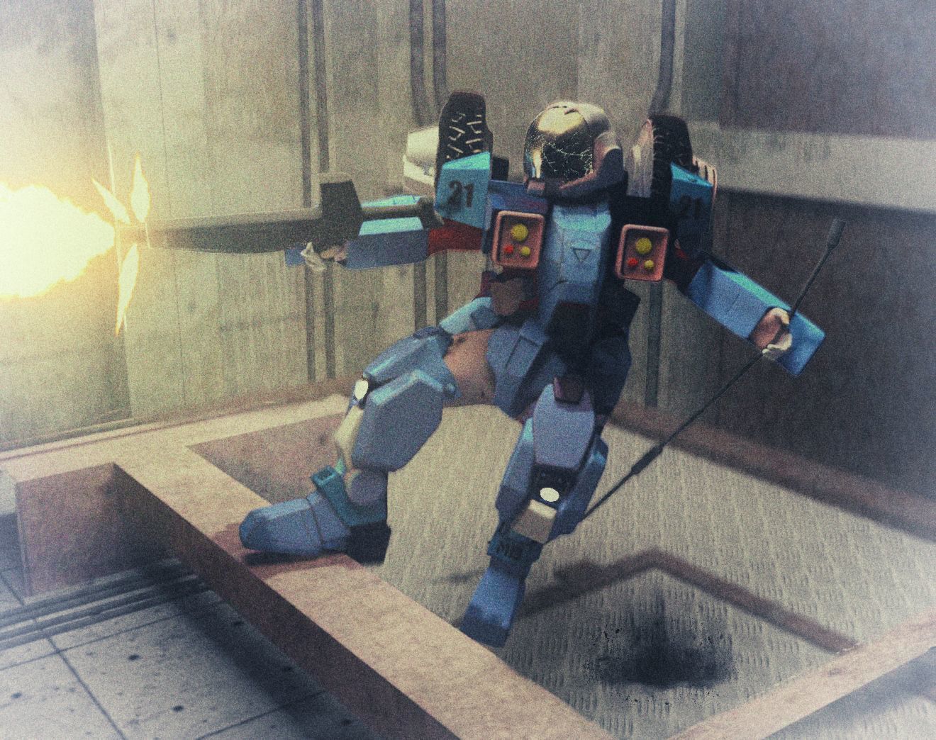 Veritech Cyclone Mospeda - PBR Low-poly 3D model_2