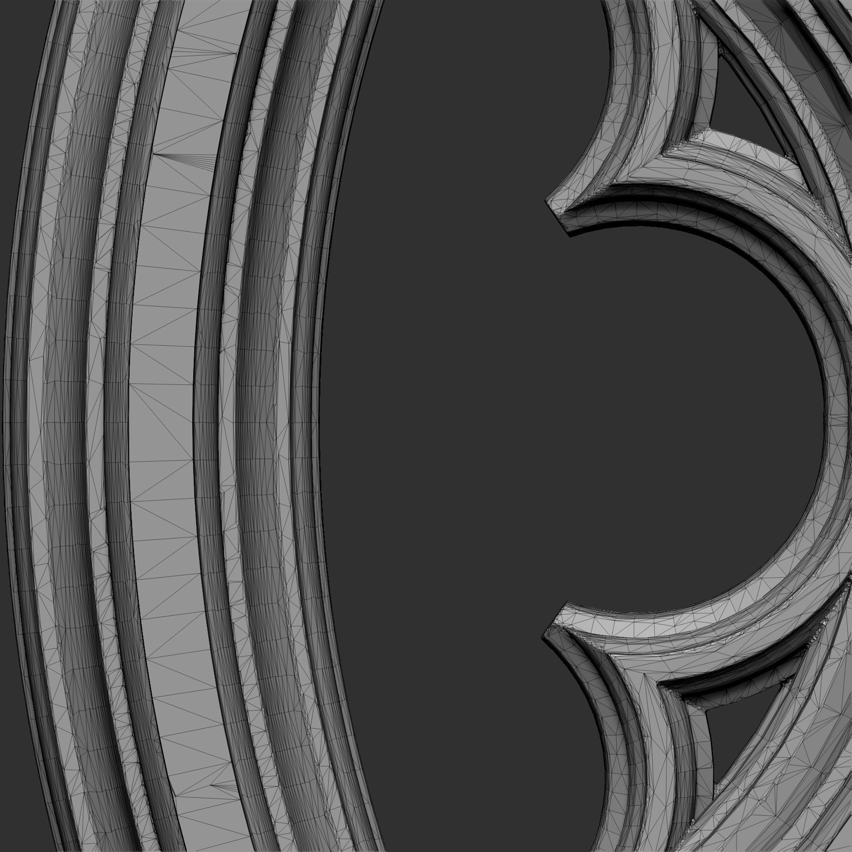 Gothic Tracery 3D print model_3