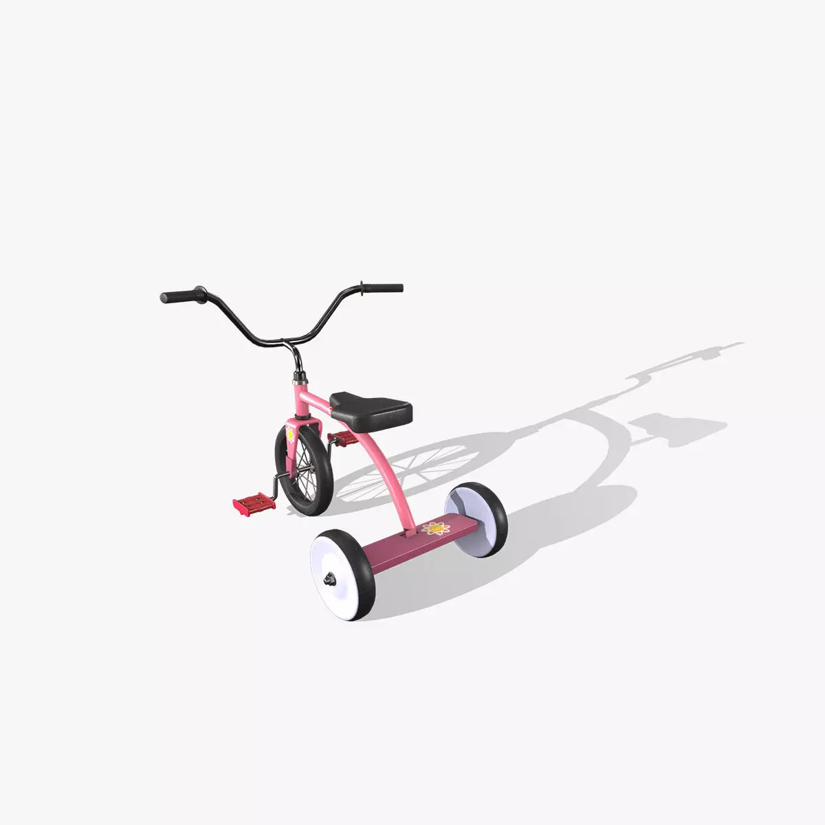 Tricycle Low-poly 3D model