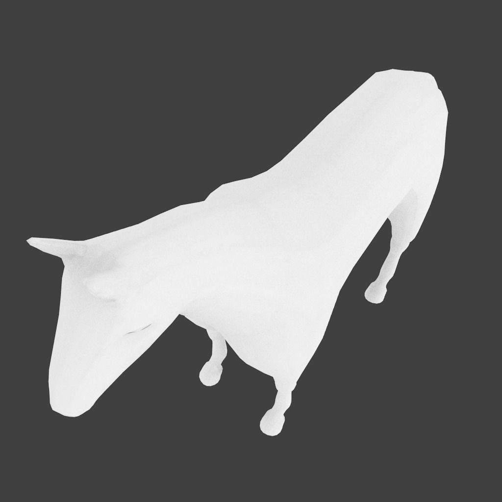 Lowpoly Horse Low-poly 3D model_4