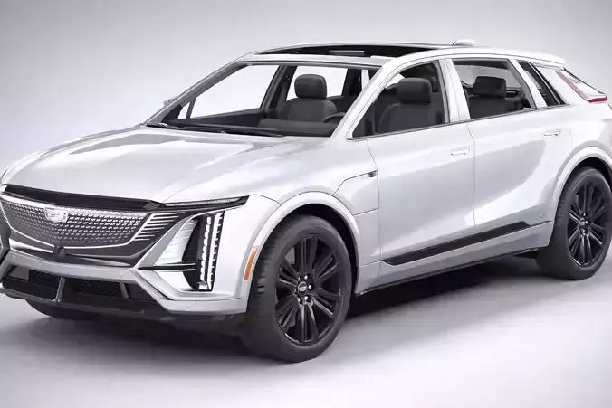Cadillac Lyriq-V 2026 3D Model Performance Electric Luxury SUV