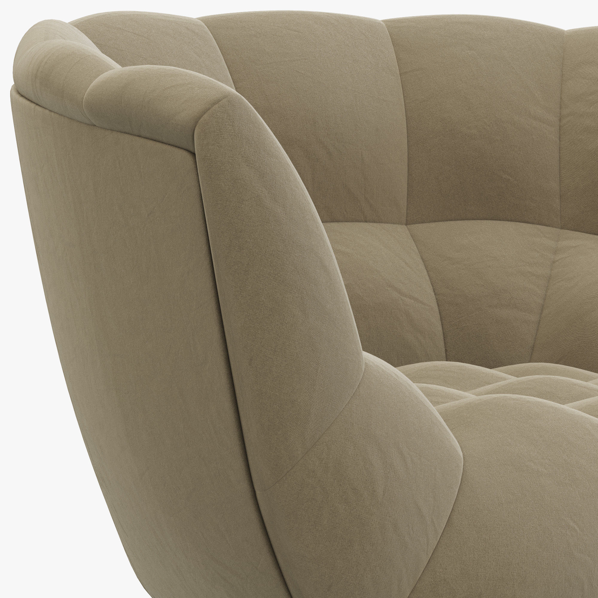 Brabbu Essex armchair 3D model_6