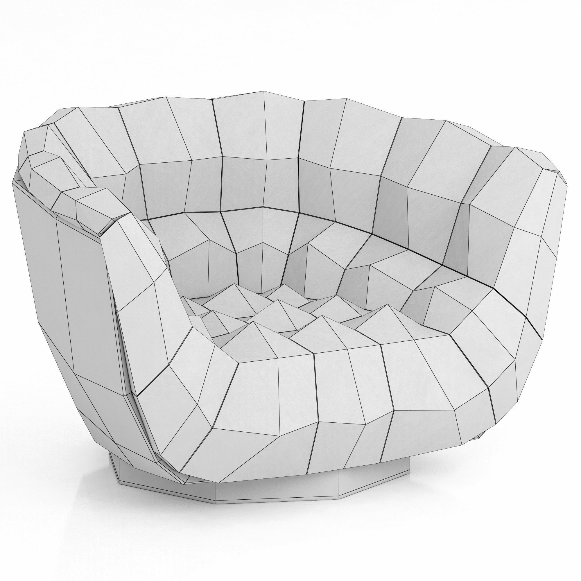 Brabbu Essex armchair 3D model_9