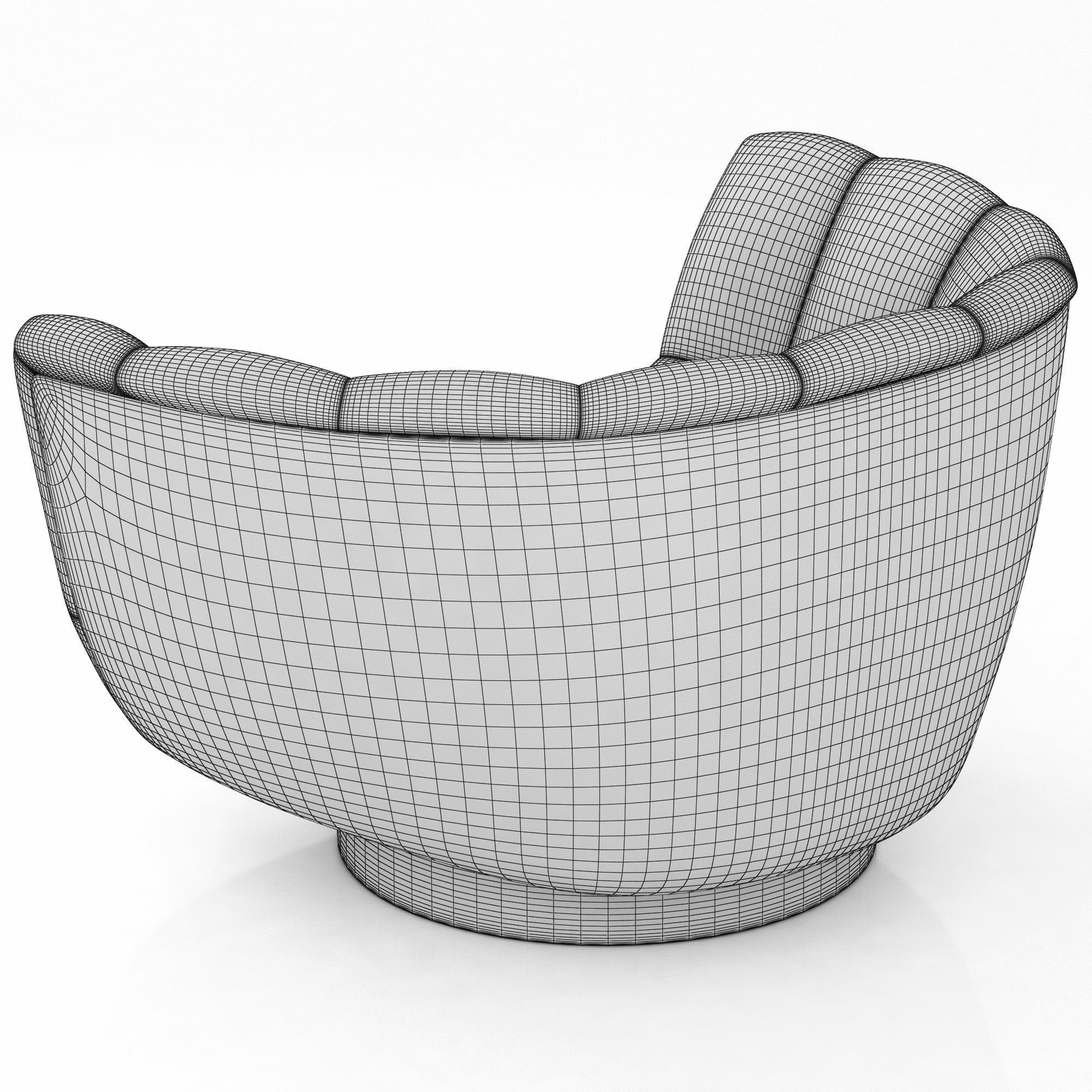 Brabbu Essex armchair 3D model_10