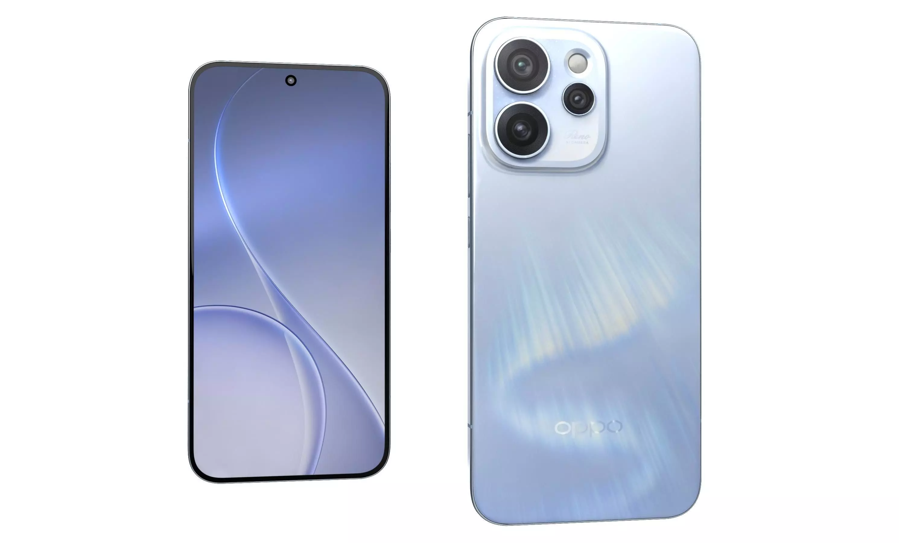 OPPO Reno15 Pro 5G Blue 3D model