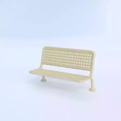 Modern outdoor bench for architecture-props 3D print model
