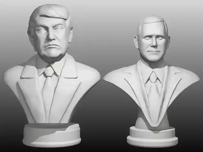 Trump Pence pack 3D print model