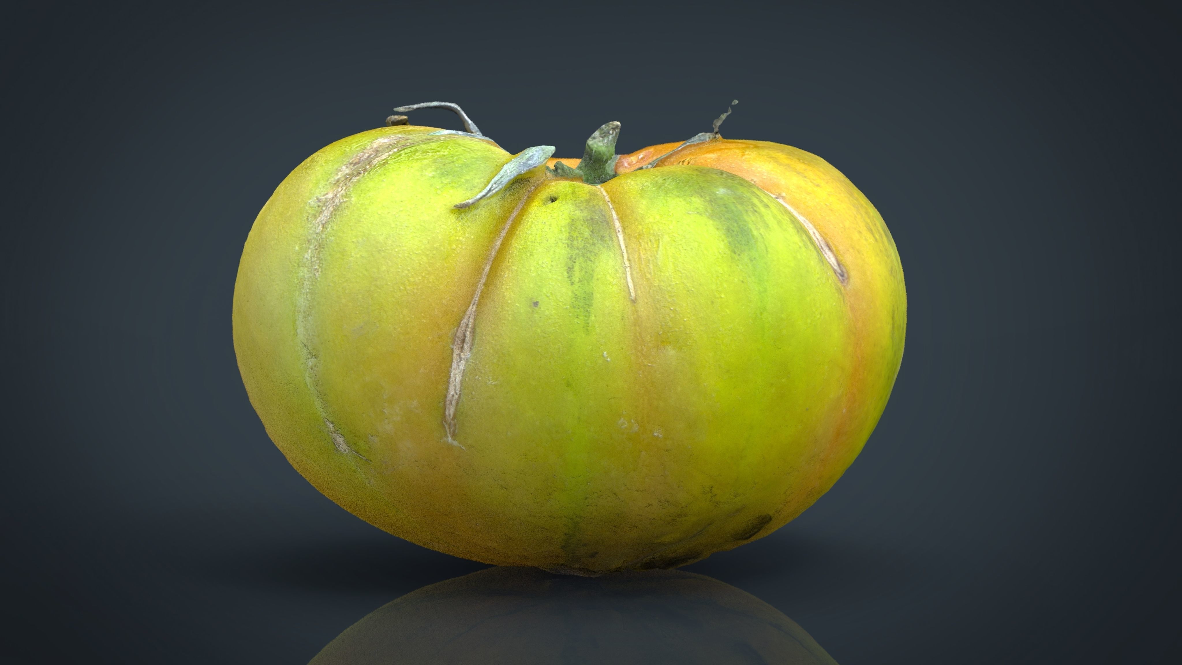 TOMATO 1 Low-poly 3D model_2