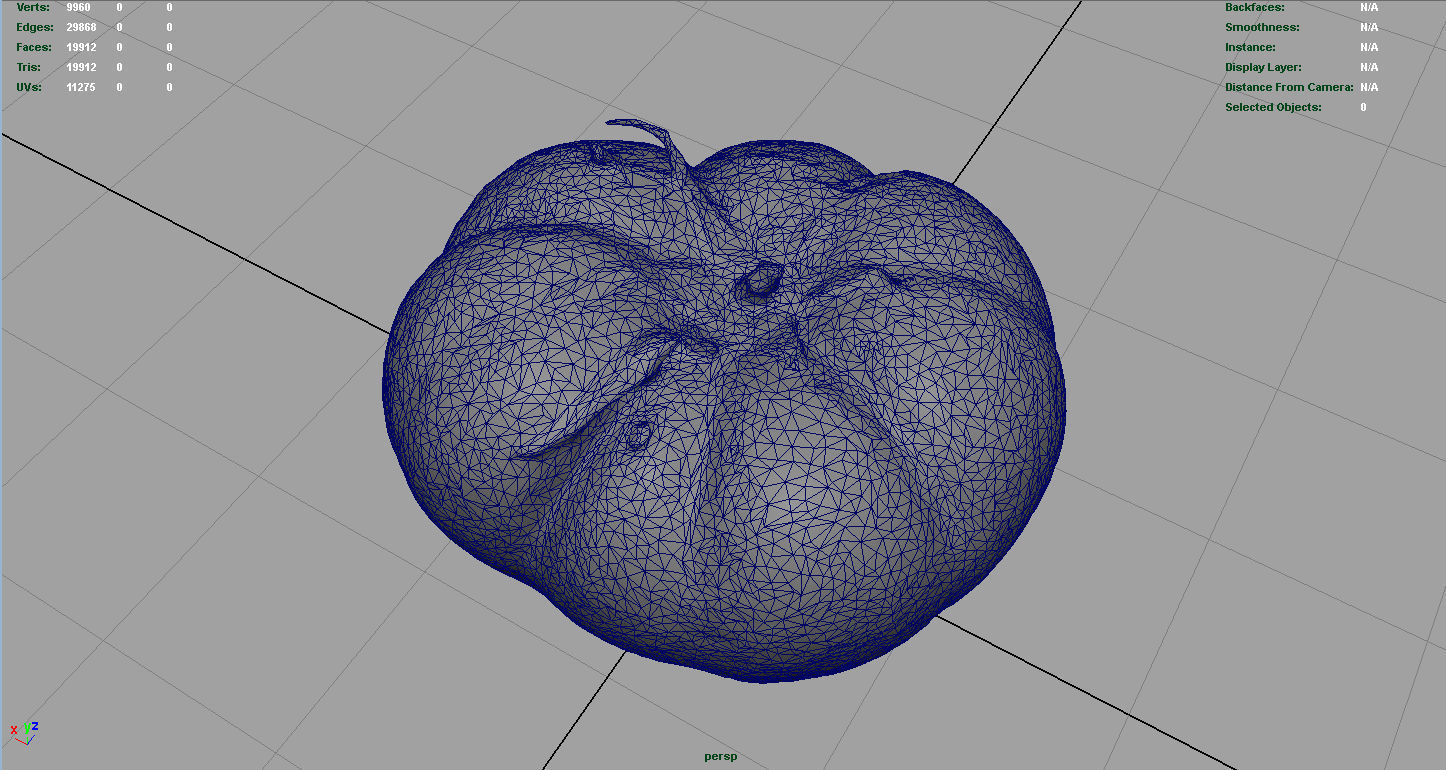 TOMATO 1 Low-poly 3D model_6