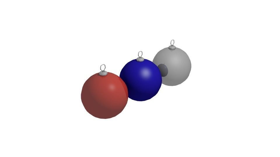 Christmas tree decorations Free 3D model