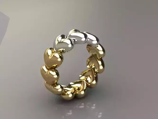 Anello con cuori