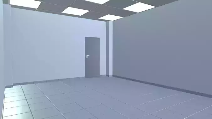 Interior Room Low-poly 3D model