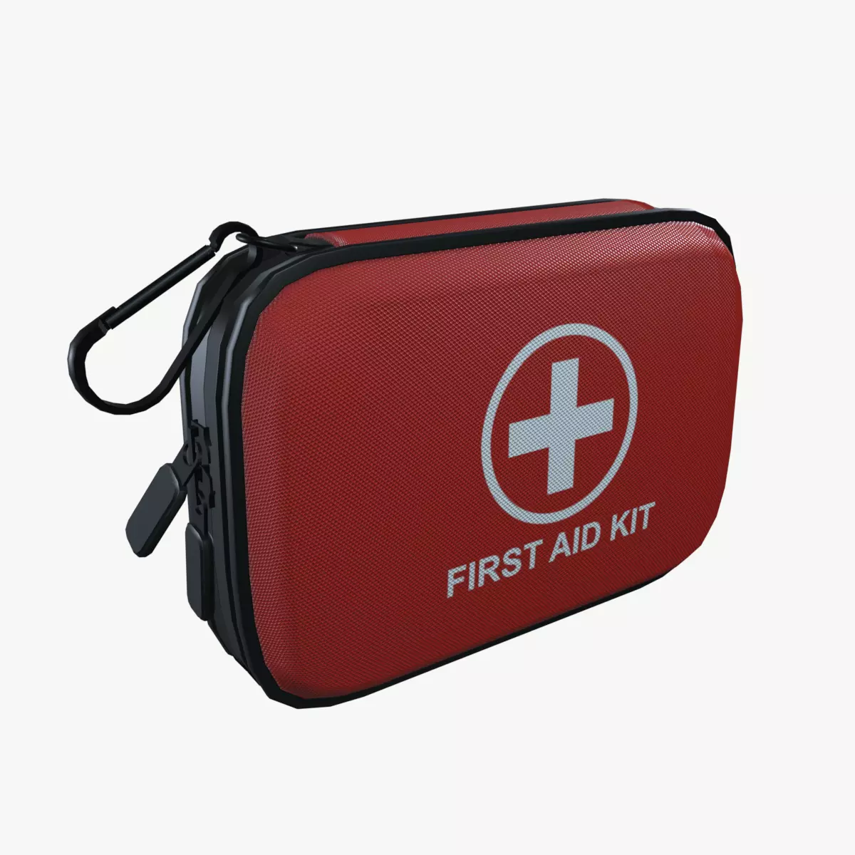 First aid box Low-poly 3D model