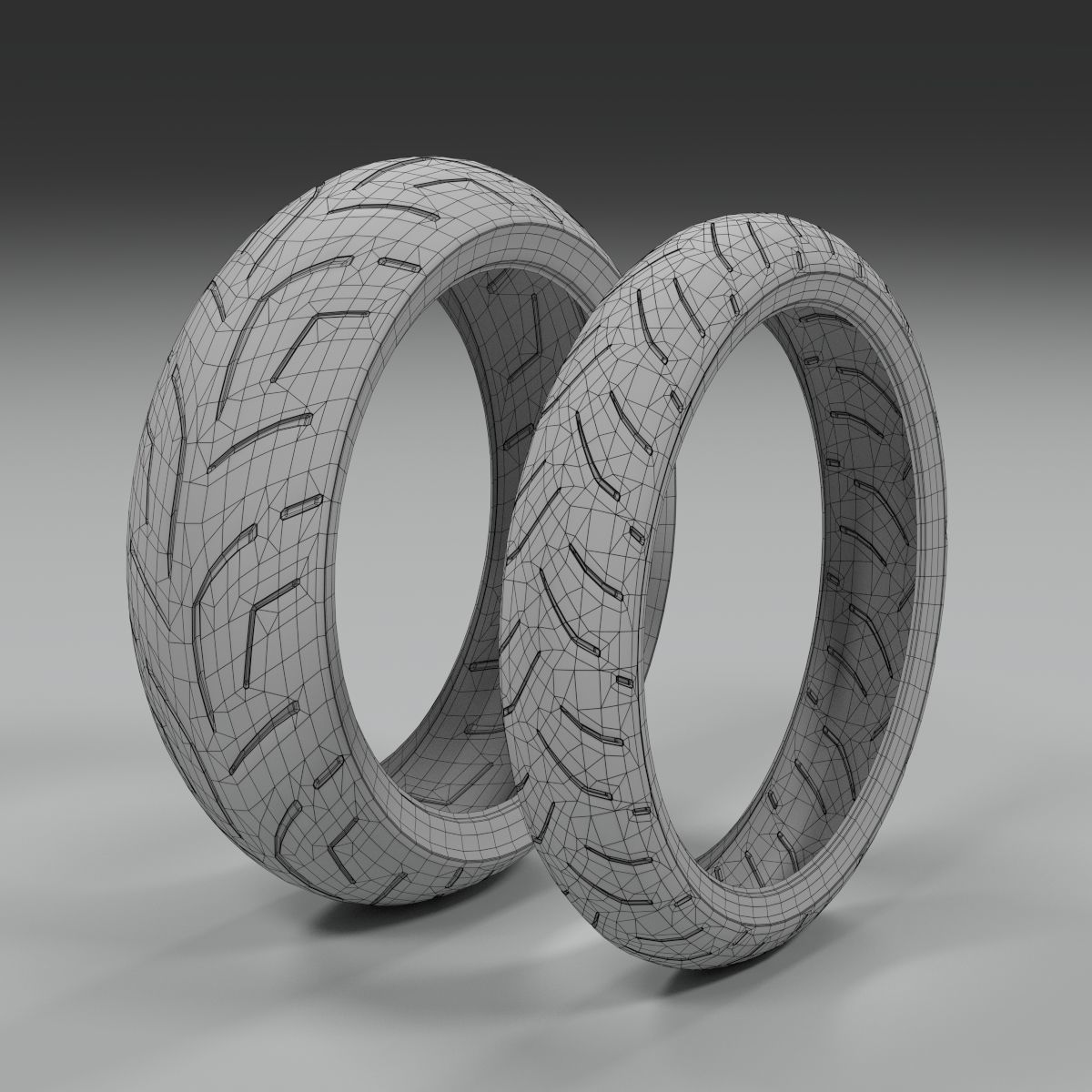 Bridgestone Battlax s20 Low-poly 3D model_8